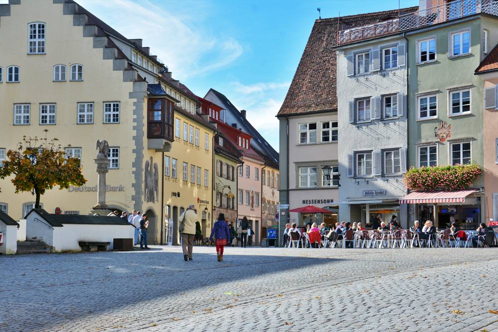 Die Innenstadt von Wangen im Westallgäu | Montaregio